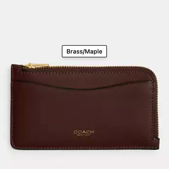 Like new Coach New York Zip Card Case - Picture 6 of 6